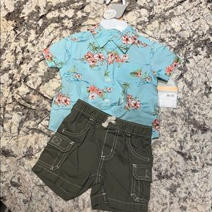 NWT Carter’s Hawaiian Set 12m